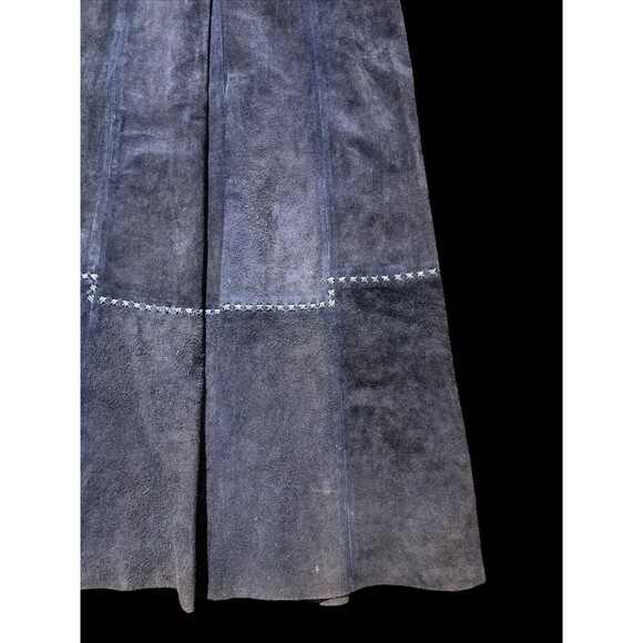 Vtg 70s Char Vest Duster Jacket Hand painted Floral Flower Boho Hippie Hippy - Picture 15 of 16